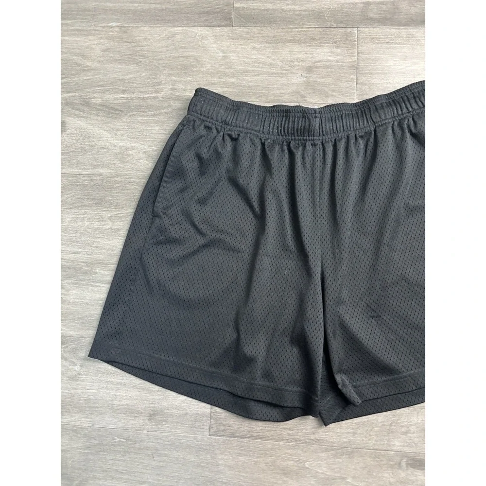 Eric Emmanuel Mesh Black Shorts size Xl